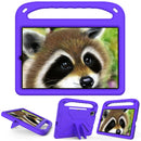 For Xiaomi Pad 5 / Pad 5 Pro Handle Portable EVA Shockproof Tablet Case with Triangle Holder(Purple)