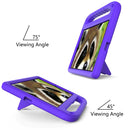 For Xiaomi Pad 5 / Pad 5 Pro Handle Portable EVA Shockproof Tablet Case with Triangle Holder(Purple)