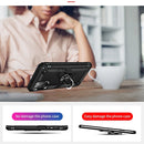 For Samsung Galaxy A03s 164mm Version Shockproof TPU + PC Protective Case with 360 Degree Rotating Holder(Black)