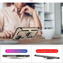 For Samsung Galaxy A03s 164mm Version Shockproof TPU + PC Protective Case with 360 Degree Rotating Holder(Gold)