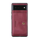 For Google Pixel 6 JEEHOOD Retro Magnetic Detachable Phone Protective Case(Red)