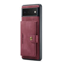 For Google Pixel 6 JEEHOOD Retro Magnetic Detachable Phone Protective Case(Red)