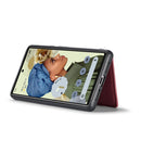 For Google Pixel 6 Pro JEEHOOD Retro Magnetic Detachable Phone Protective Case(Red)