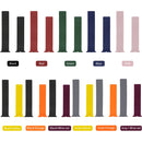 Silicone Magnetic Integrated Long Strap Watch Band For Apple Watch Series 7 41mm / 6&SE&5&4 40mm / 3&2&1 38mm(Black Wine Red)