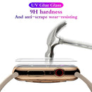 UV Liquid Curved Full Glue Full Screen Tempered Glass Film For Apple Watch Series 7 41mm