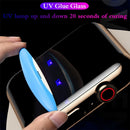 UV Liquid Curved Full Glue Full Screen Tempered Glass Film For Apple Watch Series 7 41mm
