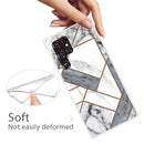 For Samaung Galaxy S22 Ultra 5G Abstract Marble Pattern TPU Phone Protective Case(Gray)