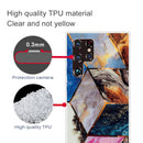 For Samaung Galaxy S22 Ultra 5G Abstract Marble Pattern TPU Phone Protective Case(Water Color)