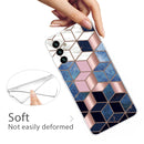 For Samsung Galaxy A13 5G Abstract Marble Pattern TPU Phone Protective Case(Cube)