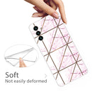 For Samsung Galaxy A13 5G Abstract Marble Pattern TPU Phone Protective Case(Pink)
