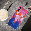 For Samsung Galaxy A13 5G Abstract Marble Pattern TPU Phone Protective Case(Starry sky)