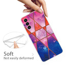 For Samsung Galaxy A13 5G Abstract Marble Pattern TPU Phone Protective Case(Starry sky)