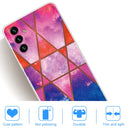 For Samsung Galaxy A13 5G Abstract Marble Pattern TPU Phone Protective Case(Starry sky)