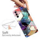 For Samsung Galaxy A13 5G Abstract Marble Pattern TPU Phone Protective Case(Honeycomb Color)