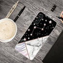 For Samsung Galaxy A13 5G Abstract Marble Pattern TPU Phone Protective Case(Black)