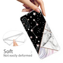 For Samsung Galaxy A13 5G Abstract Marble Pattern TPU Phone Protective Case(Black)