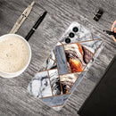 For Samsung Galaxy A13 5G Abstract Marble Pattern TPU Phone Protective Case(Color Gray)