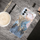 For Samsung Galaxy A13 5G Abstract Marble Pattern TPU Phone Protective Case(Gold)