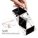 For Samsung Galaxy A13 5G Abstract Marble Pattern TPU Phone Protective Case(Black and White)
