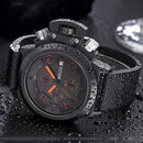BAOGELA 1606 Small Three-pin Luminous Chronograph Silicone Strap Quartz Watch For Men(Green)