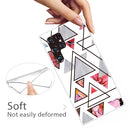 For Samaung Galaxy S22 Ultra 5G Painted Pattern Transparent TPU Phone Case(SJ-2)