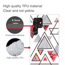 For Samaung Galaxy S22 Ultra 5G Painted Pattern Transparent TPU Phone Case(SJ-2)
