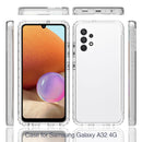 For Samsung Galaxy A32 4G High Transparency Two-color Gradual Change PC+TPU Phone Case(Transparent)