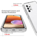 For Samsung Galaxy A32 4G High Transparency Two-color Gradual Change PC+TPU Phone Case(Transparent)