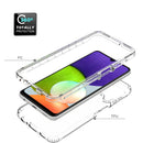 For Samsung Galaxy A22 4G High Transparency Two-color Gradual Change PC+TPU Phone Case(Transparent)