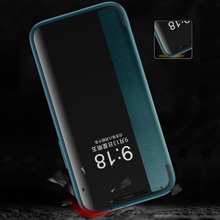 Magnetic Side Window View Shockproof Horizontal Flip Leather Case For iPhone 13 mini(Black)