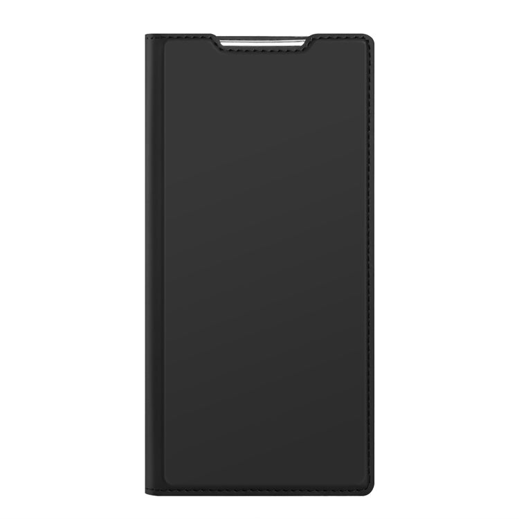 For Samsung Galaxy S22 Ultra 5G DUX DUCIS Skin Pro Series Horizontal Flip Leather Phone Case with Holder & Card Slots(Black)
