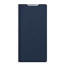 For Samsung Galaxy S22 Ultra 5G DUX DUCIS Skin Pro Series Horizontal Flip Leather Phone Case with Holder & Card Slots(Blue)