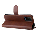 For vivo Y21 / Y21S / Y33S Fashion Calf Texture Zipper Horizontal Flip Leather Phone Case(Brown)