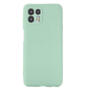 For Motorola Moto Edge 20 Lite Pure Color Liquid Silicone Shockproof Full Coverage Phone Case(Green)