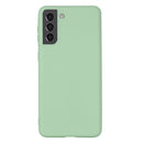 For Samsung Galaxy S22 5G Pure Color Liquid Silicone Shockproof Full Coverage Phone Case(Green)