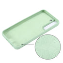 For Samsung Galaxy S22 5G Pure Color Liquid Silicone Shockproof Full Coverage Phone Case(Green)