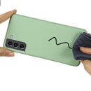 For Samsung Galaxy S22 5G Pure Color Liquid Silicone Shockproof Full Coverage Phone Case(Green)
