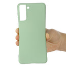For Samsung Galaxy S22 5G Pure Color Liquid Silicone Shockproof Full Coverage Phone Case(Green)