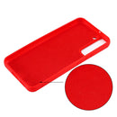 For Samsung Galaxy S22 5G Pure Color Liquid Silicone Shockproof Full Coverage Phone Case(Red)