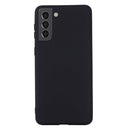 For Samsung Galaxy S22+ 5G Pure Color Liquid Silicone Shockproof Full Coverage Phone Case(Black)