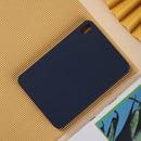 Liquid Silicone Shockproof Full Coverage Tablet Protective Case For iPad mini 6(Dark Blue)