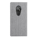 For Nokia 6.2 & 7.2 ViLi Shockproof TPU + PU Horizontal Flip Protective Case with Card Slot & Holder(Grey)