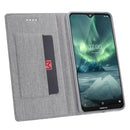 For Nokia 6.2 & 7.2 ViLi Shockproof TPU + PU Horizontal Flip Protective Case with Card Slot & Holder(Black)