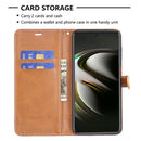 For Samsung Galaxy S22 5G Color Matching Denim Texture Leather Case with Holder & Card Slots & Wallet & Lanyard(Red)