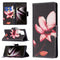 For Samsung Galaxy S22 Ultra 5G Colored Drawing Pattern Horizontal Flip Phone Leather Case with Holder & Card Slots & Wallet(Lotus)