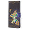 For Samsung Galaxy S22 Ultra 5G Colored Drawing Pattern Horizontal Flip Phone Leather Case with Holder & Card Slots & Wallet(Big Butterfly)