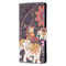 For Samsung Galaxy S22 Ultra 5G Colored Drawing Pattern Horizontal Flip Phone Leather Case with Holder & Card Slots & Wallet(Flowers Elephant)