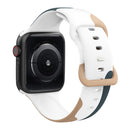 Morandi Series 8-buckle Silicone Strap Watch Band For Apple Watch Series 7 41mm / 6&SE&5&4 40mm / 3&2&1 38mm(1)