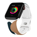 Morandi Series 8-buckle Silicone Strap Watch Band For Apple Watch Series 7 41mm / 6&SE&5&4 40mm / 3&2&1 38mm(1)