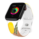 Morandi Series 8-buckle Silicone Strap Watch Band For Apple Watch Series 7 45mm / 6&SE&5&4 44mm / 3&2&1 42mm(3)